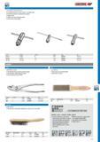 525 GEDORE TAP WRENCH WITH RATCHET To operate bolt extractors (no 8551 and 8551 S) in confined spaces Reversible for clockwise or counterclockwise operation Sl Каталог GEDORE 2014 Профессиональный слесарный инструмент и оборудование Стр. 523 ENG