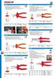 544 GEDORE VDE STRIPPING PLIERS with VDE dipped insulation Opening stop spring and brass adjusting screw for wires 0 8 - 6 0 mm2 GEDORE special hardened and te Каталог GEDORE 2014 Профессиональный слесарный инструмент и оборудование Стр. 542 ENG
