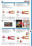 545 GEDORE VDE8250H VDE HEAVY DUTY COMBINATION PLIERS with VDE insulating sleeves For heavy continuous use Good lever action for easy cutting Induction-hardene Каталог GEDORE 2014 Профессиональный слесарный инструмент и оборудование Стр. 543 ENG