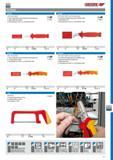 553 VDE VARIOUS VDE 4522 VDE CABLE KNIFE Strong straight blade made from hardened and tempered steel Tough resilient plastic handle VDE insulation up to 1000 V Каталог GEDORE 2014 Профессиональный слесарный инструмент и оборудование Стр. 551 ENG