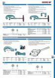 565 GEDORE PIPE CUTTER TUBEX for steel SML and cast iron pipes Heavy-duty pipe cutterwith 1 cutting wheel By exchanging the cutting wheels may also be used for Каталог GEDORE 2014 Профессиональный слесарный инструмент и оборудование Стр. 563 ENG