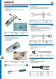 572 GEDORE INSTALLATION TOOLS 312 VALVE HOLDER VENTI-QUICK In aluminium Drain valve holder and screw-in wrench for eccentric and standard valves 1 1 4 Usable f Каталог GEDORE 2014 Профессиональный слесарный инструмент и оборудование Стр. 570 ENG