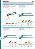 584 GEDORE PIPE BENDING PLIERS PIPE BENDING PLIERS Sizes from 4 75 - 10 mm 0 up to 90 With 2 reversible bending forms 3 16 - 1 4 0 (475 - 6 mm 0) and 8 - 10 mm Каталог GEDORE 2014 Профессиональный слесарный инструмент и оборудование Стр. 582 ENG