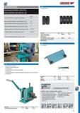 605 RING BENDING MACHINE MAXIMUM BENDING CAPACITIES RING BENDING MACHINE NO 285 bis mm Flat steel EN 10058 (DIN 1017) (material strength 370 N mm2) 50 x 6 Flat Каталог GEDORE 2014 Профессиональный слесарный инструмент и оборудование Стр. 603 ENG