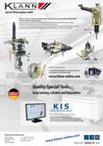 623 Klann Spezial-Werkzeugbau-GmbH Klaoit I nfoi motion System KIS - KLANN INFORMATION SYSTEM Service is the name of the game for us Have you heard of our onli Каталог GEDORE 2014 Профессиональный слесарный инструмент и оборудование Стр. 621 ENG
