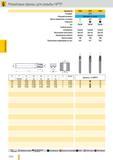 973 Резьбовые фрезы Guhring для резьбы NPTF Артикул 3756 3757 3758 Стандарт СТП Режущий материал Цельный твердый сплав Группа применения твердого сплава К Каталог GUHRING 2012 Режущий инструмент и инструментальная оснастка Стр. 1002