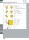 458 GENERAL TECHNICAL INFORMATION CHIP GULLET AND FRONT FLUTE DESIGN The number of flutes depends on: workpiece material size of workpiece milling conditions and Каталог INGERSOLL 2011 Режущий инструмент и инструментальная оснастка Стр. 460