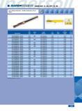 547 SERIES 46YISRA 47YISRA Operating guidelines on page 704 Cutter Number P Pitch (mm) Thread Size Shank Style Size D2 Thread No of Flutes L1 Extension Length L2 Каталог INGERSOLL 2011 Режущий инструмент и инструментальная оснастка Стр. 549