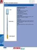 580 SINGLE FLUTE BRAZED GUN DRILLS Diameter Range: 00 100 to 01 575 Length Range: 5 9 to 118 0 Advantages: Hole tolerances from IT7 to IT9 can be obtained Excell Каталог INGERSOLL 2011 Режущий инструмент и инструментальная оснастка Стр. 582