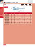 746 HSK - ER MINI COLLET CHUCK - METRIC Taper Size HSK-A 50 63 and 100 G2 5 20000 RPM Designation HSK-A Range D D1 L L1 L2 HSKA 50ER16X100M 50 0 5-10 22 100 74 M Каталог INGERSOLL 2011 Режущий инструмент и инструментальная оснастка Стр. 748