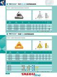 976 TCET R L GF CHIPBREAKER POSITIVE 7 CLEARANCE TRIANGULAR GROUND INSERTS FOR SMALL PARTS ANASINSI ISO feed ap l d td Rt D1 Number Number (ipr) (inch) TCET220L- Каталог INGERSOLL 2011 Режущий инструмент и инструментальная оснастка Стр. 978