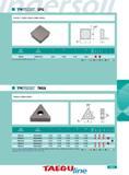 1001 spg POSITIVE 11 DEGREE SQUARE CERAMIC INSERTS 7 ANSI Number ISO Number l d t R Grade AS10 0 K SPG433 SPGN120412 0 453 0 500 0 187 0 047 O For use in holder C Каталог INGERSOLL 2011 Режущий инструмент и инструментальная оснастка Стр. 1003