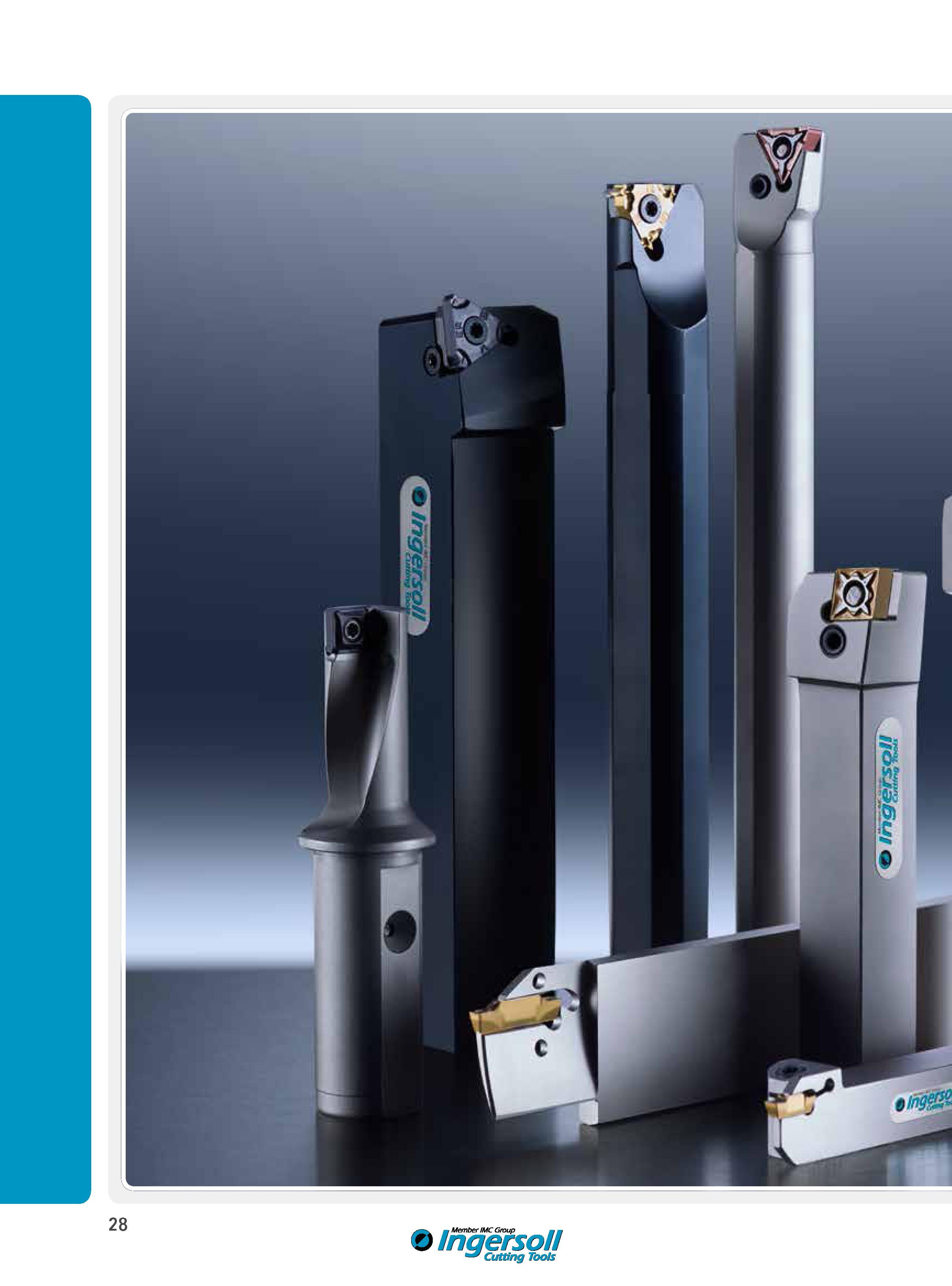 28 Ingersoll Каталог INGERSOLL 2015 Металлорежущий токарный инструмент Резцы Державки Сменные режущие многогранные пластины для точения на станках Стр. 28 ENG FRA