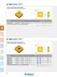 122 irnm jm snmm eh NEGATIVE 90° SQUARE INSERTS, FOR HEAVY ROUGHING PLAQUETTES NÉGATIVES CARRÉES 90°, POUR GROSSE ÉBAUCHE Designation Réf de l'article f (mi Каталог INGERSOLL 2015 Металлорежущий токарный инструмент Резцы Державки Сменные режущие многогранные пластины для точения на станках Стр. 122 ENG FRA