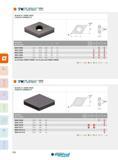 190 DNGA DNGA NEGATIVE 55° CERAMIC INSERT PLAQUETTES CÉRAMIQUE 55° for tool holders TDSNR/L & TDNNR/L / Pour les porte-outils TDSNR/L & TDNNR/L d 1 0D1 Desi Каталог INGERSOLL 2015 Металлорежущий токарный инструмент Резцы Державки Сменные режущие многогранные пластины для точения на станках Стр. 190 ENG FRA