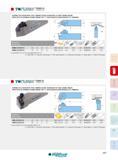 343 TDNNN-CH EXTERNAL TOOL HOLDER WITH T-TYPE CLAMPING SYSTEM, FOR NEGATIVE 55° DNGX CERAMIC INSERTS PORTE-OUTILS DE TOURNAGE EXTERNE SERRAGE TYPE T , POUR Каталог INGERSOLL 2015 Металлорежущий токарный инструмент Резцы Державки Сменные режущие многогранные пластины для точения на станках Стр. 343 ENG FRA