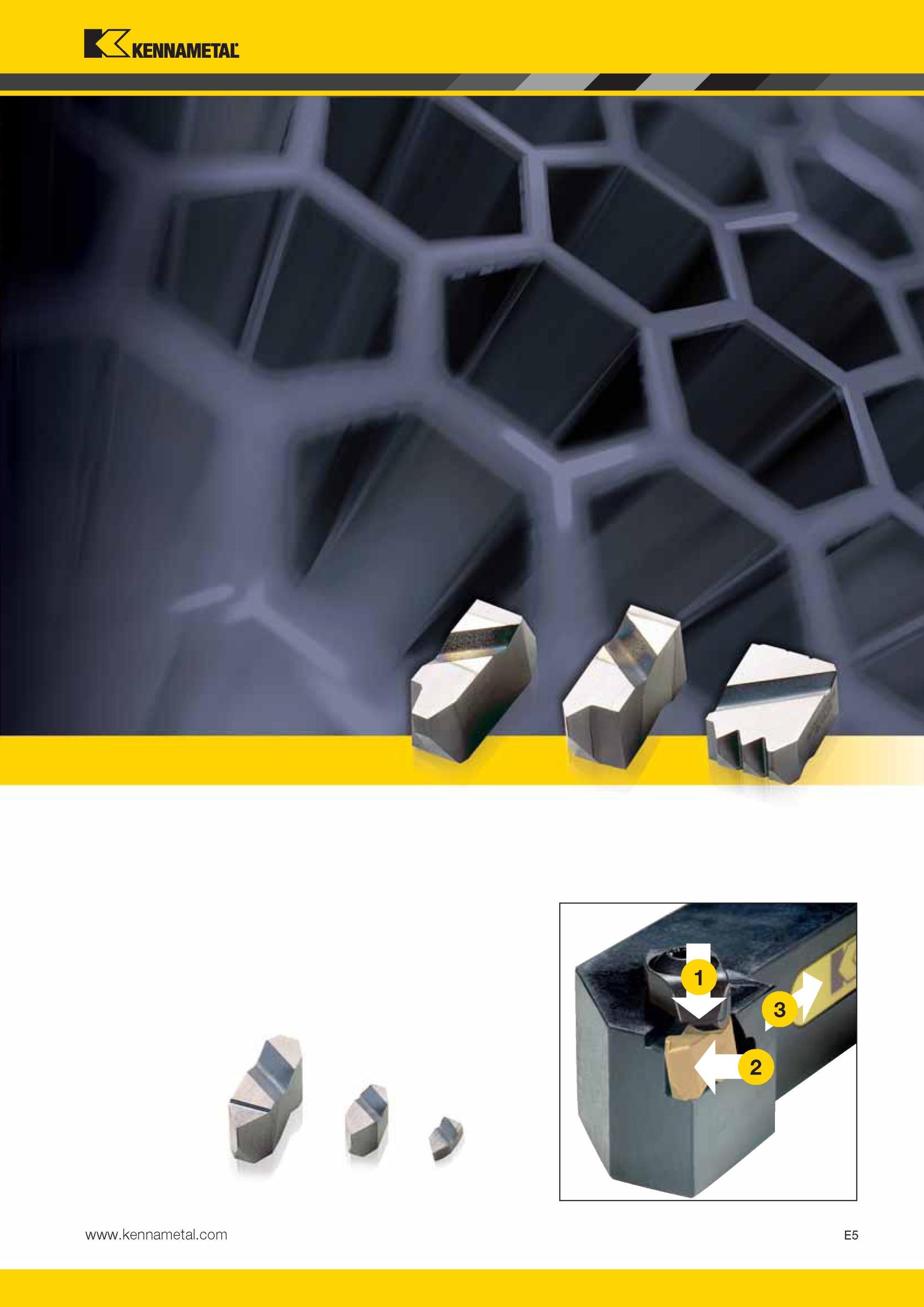 541 Иллюстрация металлорежущего инструмента Kennametal (США) Каталог 2013 на русском языке Токарная обработка Сверление Нарезание резьбы Растачивание Фрез Мастер-каталог KENNAMETAL 2013 Металлорежущий инструмент Точение Обработка отверстий Фрезерование Стр. E5
