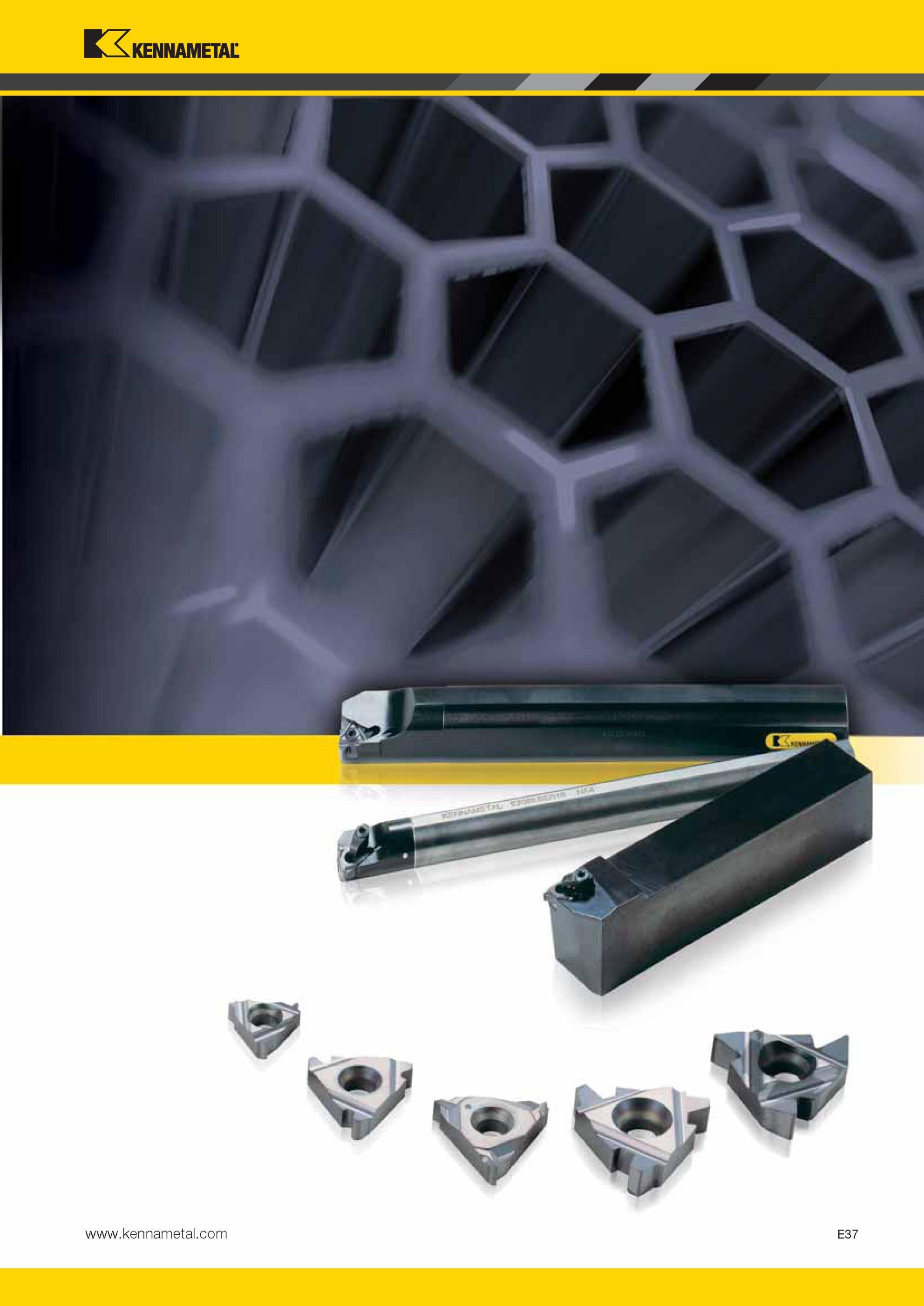 573 Иллюстрация металлорежущего инструмента Kennametal (США) Токарная обработка Сверление Нарезание резьбы Растачивание Фрезерование Каталог 2013 на русск Мастер-каталог KENNAMETAL 2013 Металлорежущий инструмент Точение Обработка отверстий Фрезерование Стр. E37