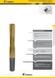 1105 Специальная цельная твердосплавная развертка Kennametal UpSharp с шестью режущими кромками Твердый сплав с покрытием из TICN РЕЖИМЫ I резания vc 75 м/ Мастер-каталог KENNAMETAL 2013 Металлорежущий инструмент Точение Обработка отверстий Фрезерование Стр. K57