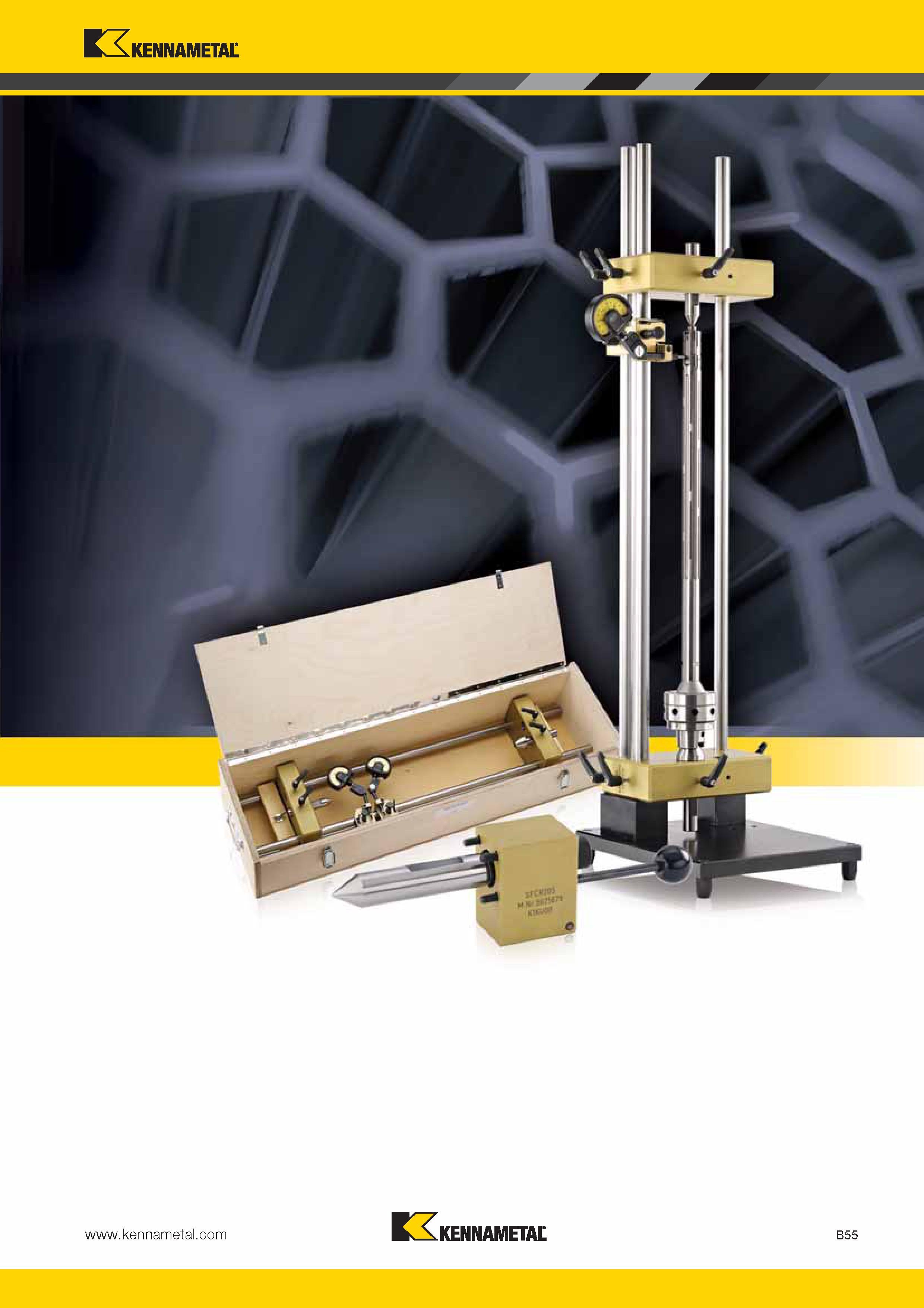 349 Kennametal Kennametal B55 Каталог KENNAMETAL 2014 Инновации Новый металлорежущий инструмент и инструментальная оснастка для станков и станочных комплексов Стр. B55