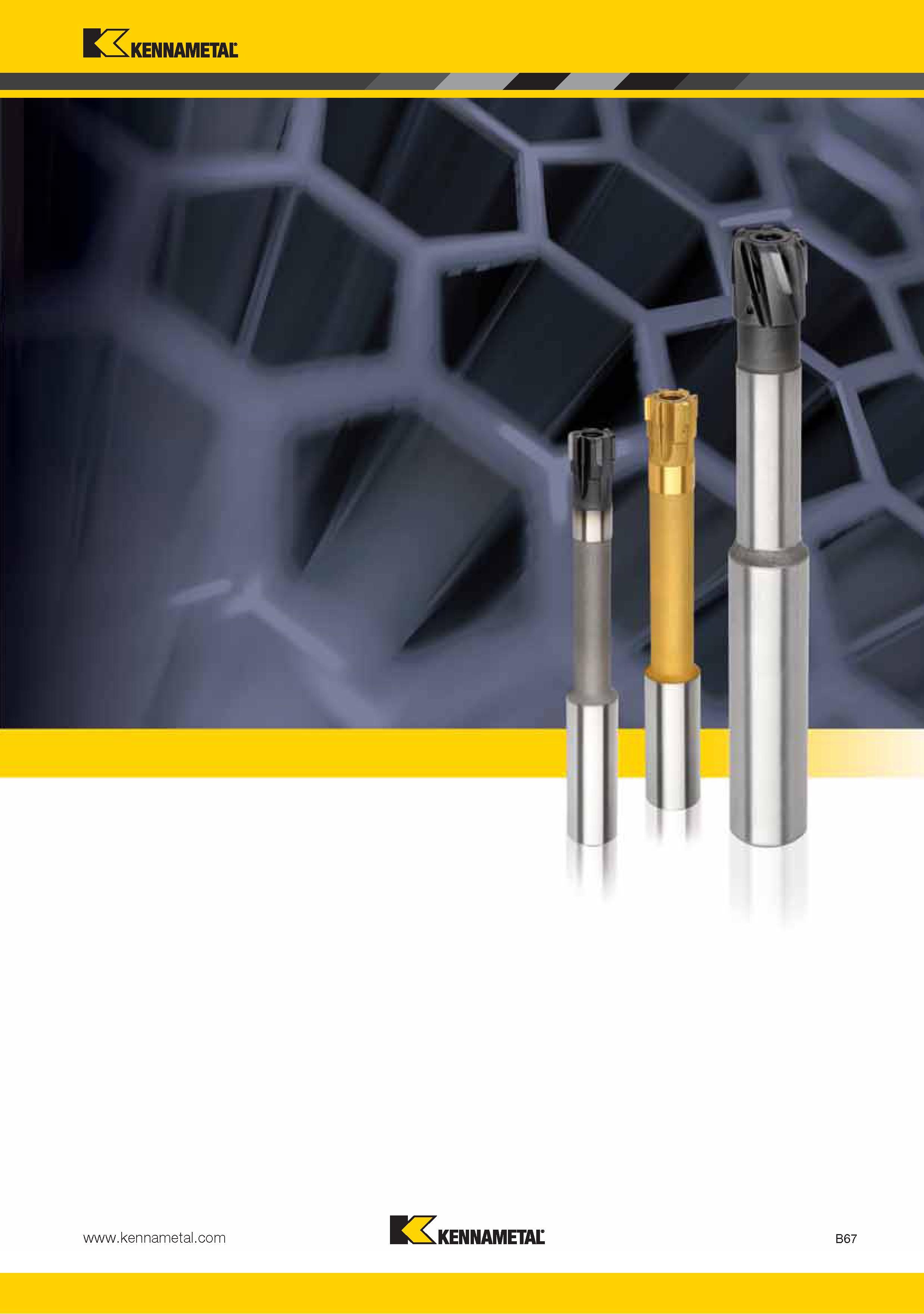 81 Режущий осевой многолезвий инструмент Kennametal для обработки отверстий Машинные развертки с напайными пластинами крупным планом Каталог KENNAMETAL 2015 Инновации Металлорежущий инструмент и инструментальная оснастка для металлообработки Стр. B67