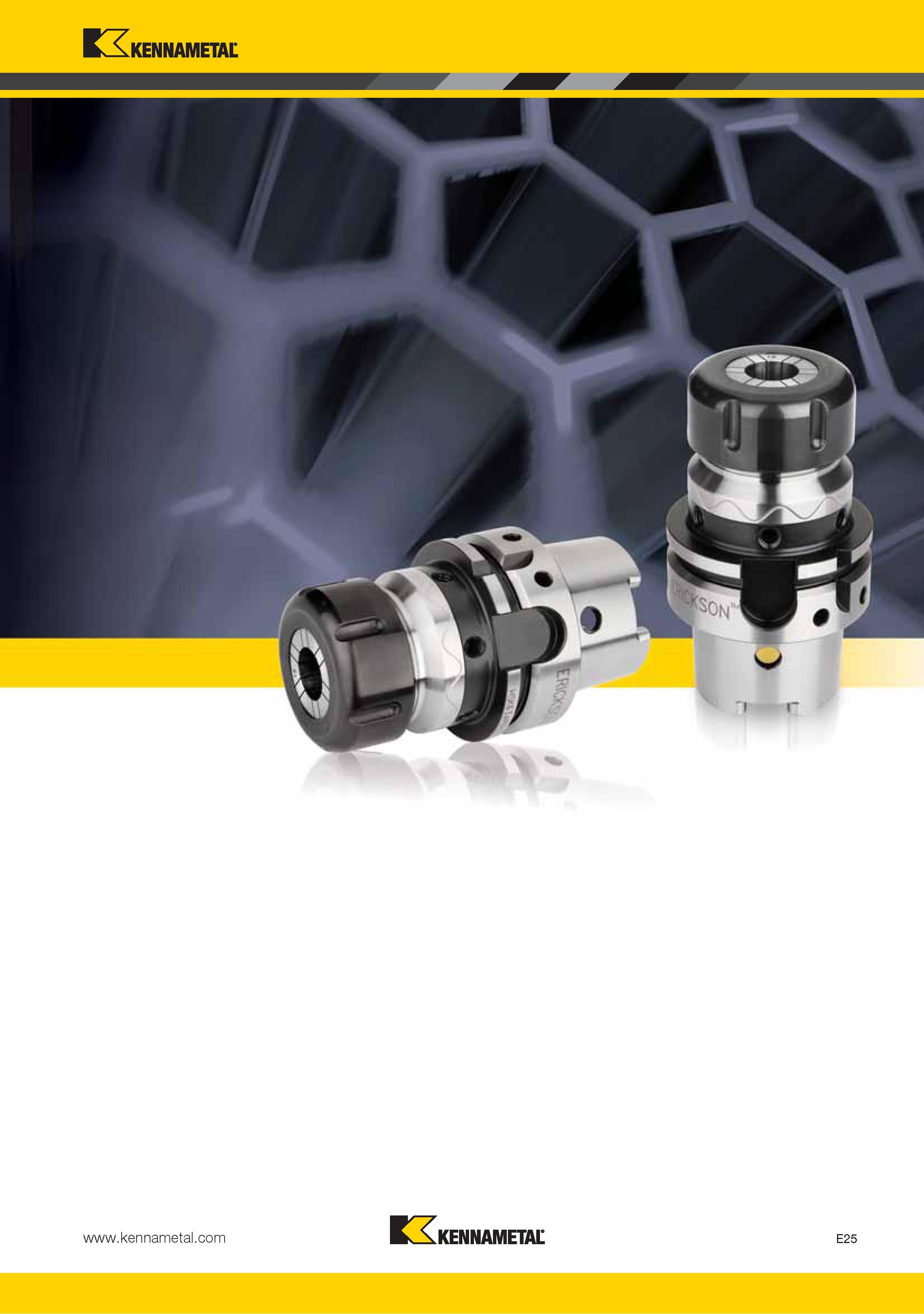 189 Вспомогательный станочный инструмент Kennametal Каталог KENNAMETAL 2015 Инновации Металлорежущий инструмент и инструментальная оснастка для металлообработки Стр. E25