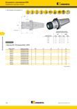202 Инструменты Kennametal с хвостовиками DV50 Инструментальные системы Прецизионные цанговые патроны Сила зажима (соотношение 2:1) Серия цанг ERICKSON Круглые E Каталог KENNAMETAL 2015 Инновации Металлорежущий инструмент и инструментальная оснастка для металлообработки Стр. E38