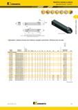 451 Kennametal Обработка канавок и отрезка Державки Beyond Evolution D max CF CF L1 FS Правое исполнение CD = Максимальная глубина отрезки прутка D max = Каталог KENNAMETAL 2018 Инструмент токарный Резцы и державки с режущими сменными пластинами для наружного точения и внутреннего растачивания на станках Стр. C41