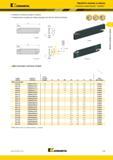 459 Kennametal Обработка канавок и отрезка Отрезные лезвия Beyond Evolution Обработка глубоких канавок и отрезка Универсальное посадочное гнездо подходит Каталог KENNAMETAL 2018 Инструмент токарный Резцы и державки с режущими сменными пластинами для наружного точения и внутреннего растачивания на станках Стр. C49