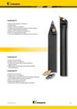 723 Kennametal Геометрия FP Более высокий удельный съем металла Универсальность Высокая стойкость инструмента Оптимальный стружкоотвод в широком диапазоне Каталог KENNAMETAL 2018 Инструмент токарный Резцы и державки с режущими сменными пластинами для наружного точения и внутреннего растачивания на станках Стр. E21