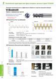 646 Монолитные твердосплавные фрезы Korloy V-Endmill Фрезерный инструмент с переменным шагом Переменные угол наклона спирали Неравномерный шаг зубьев уменьшени Каталог KORLOY 2014 Металлорежущий инструмент и станочная оснастка Стр. F12