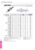 844 Патроны цанговые DBT-HPS Balanced G6 3, Max 15,000rpm (мм) Обозначение 0D 0C 0C1 L H Цанга Шаг диаметров цанг, мм G А Максимальная частота вращения, об/мин Каталог KORLOY 2014 Металлорежущий инструмент и станочная оснастка Стр. I34