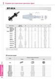 880 Оправки для крепления дисковых фрез BT-SCA MAS403-BT (мм) Обозначение Диаметр фрезы, мм 0D L H W 0C H1 G BT30 - SCA12 7 - 60 50 12 7 60 15 - 20 12 M12x1 25 Каталог KORLOY 2014 Металлорежущий инструмент и станочная оснастка Стр. I70