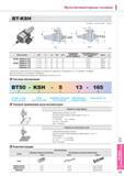 883 Мультипликаторные головки BT-KSH DIN 69871-1 A/B, ISO 7388-1 1983(E) Исп 1 Исп 2 (мм) Обозначение 0D1 L1 L2 0C1 0C2 Коэффициент увеличения частоты вращения Каталог KORLOY 2014 Металлорежущий инструмент и станочная оснастка Стр. I73