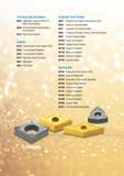 55 Table of contents Part B of Korloy cutting tools catalogue 2016 Turning Chip Breakers Application range of KORLOY Main Chip Breakers Recommended Chip Break Каталог KORLOY 2016 Металлорежущий инструмент для точения фрезерования сверления и инструментальная станочная оснастка для металлообрабатывающих станков Стр. ENG
