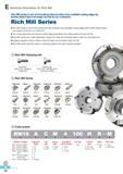 441 South Korea metal milling tools with indexable cutting inserts Mill Korloy Rich series is one of innovations that provides more available cutting edges by Каталог KORLOY 2016 Металлорежущий инструмент для точения фрезерования сверления и инструментальная станочная оснастка для металлообрабатывающих станков Стр. E54 ENG