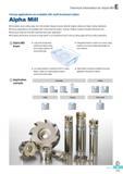 498 Various applications are available with multi-functional milling cutters Korloy Alpha Mill Innovative curve cutting edge and chip-breaker design ensures id Каталог KORLOY 2016 Металлорежущий инструмент для точения фрезерования сверления и инструментальная станочная оснастка для металлообрабатывающих станков Стр. E111 ENG