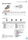 544 HSK Tooling system (Multi edge) E HSK100A AM4000 AR -13° 15° RR -11° -4‘ (mm) Designation Stock 0D 0D2 0D3 12 L No of flute ap HSK100A AM4040046-2 6 40 100 Каталог KORLOY 2016 Металлорежущий инструмент для точения фрезерования сверления и инструментальная станочная оснастка для металлообрабатывающих станков Стр. E157 ENG