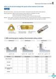 624 Technical Information for BRE Better tool life and anti-breakage with special surface treatment on the holder BRE Cutting Performance Good chip control & S Каталог KORLOY 2016 Металлорежущий инструмент для точения фрезерования сверления и инструментальная станочная оснастка для металлообрабатывающих станков Стр. E237 ENG