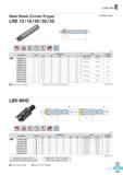 628 Laser Mill Steel Shank (Corner R type) LRE 12/16/25/30/32 Straight type (mm) Designation Stock Dimensions Parts Available 0D 0d 0d1 I L Clamp Screw Wrench Каталог KORLOY 2016 Металлорежущий инструмент для точения фрезерования сверления и инструментальная станочная оснастка для металлообрабатывающих станков Стр. E241 ENG