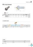644 Chamfer tools CE (Long Champer) AR:-5° 1° RR:0° (mm) Designation Stock 0D 0D1 0d ap a0 (Chamfer angle) Machining range (Min Max) Uses CE 30-3105R-S32 5 35 Каталог KORLOY 2016 Металлорежущий инструмент для точения фрезерования сверления и инструментальная станочная оснастка для металлообрабатывающих станков Стр. E257 ENG