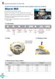 687 Technical Information for Storm Mill Excellent tool life acheived by the wide variety of grades to match work conditions Storm Mill Conventional cutter wit Каталог KORLOY 2016 Металлорежущий инструмент для точения фрезерования сверления и инструментальная станочная оснастка для металлообрабатывающих станков Стр. E300 ENG