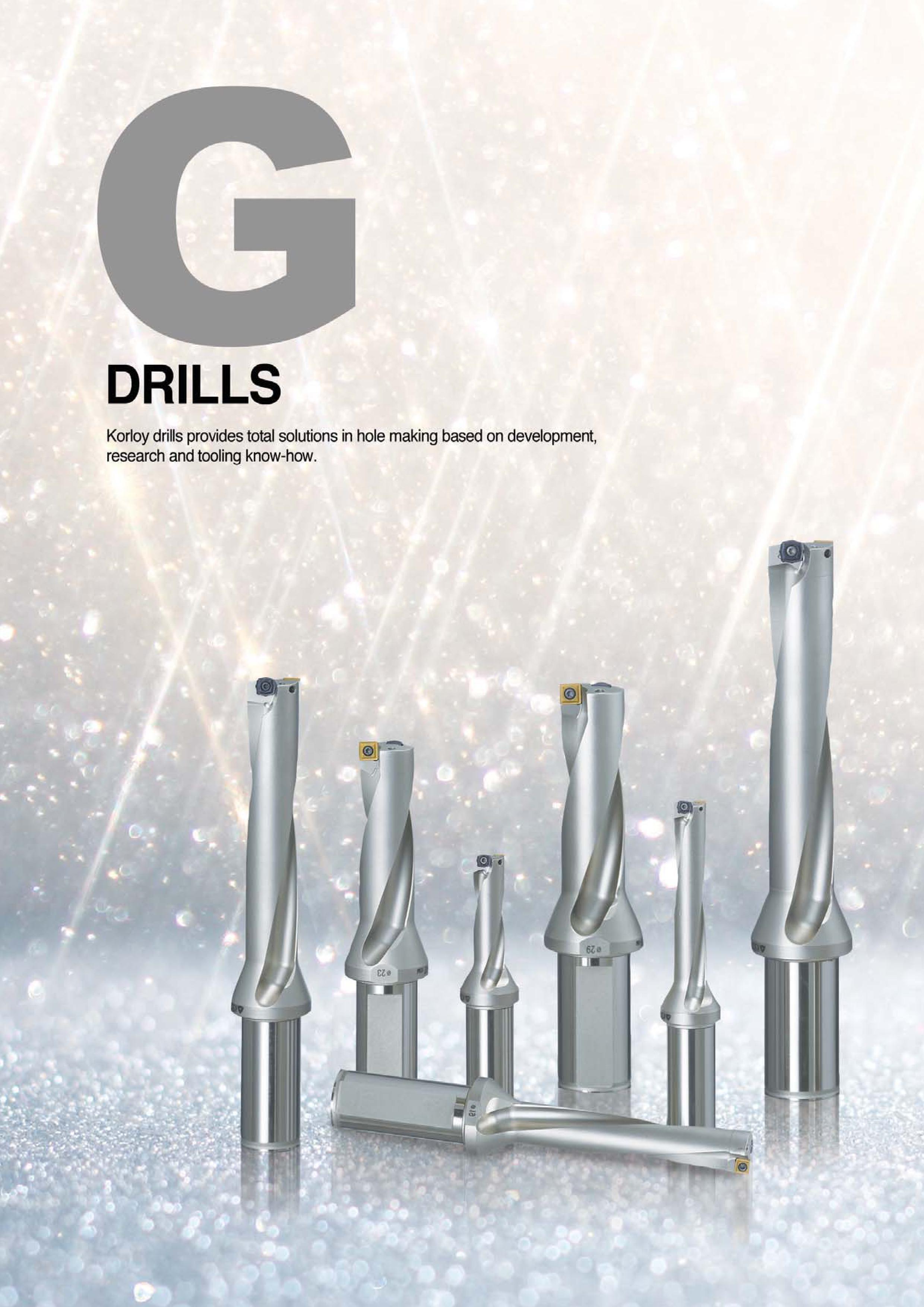 825 DRILLS Korloy drills provides total solutions in hole making based on development, research and tooling know-how Каталог KORLOY 2016 Металлорежущий инструмент для точения фрезерования сверления и инструментальная станочная оснастка для металлообрабатывающих станков Стр. 