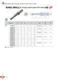849 KING DRILL(for through coolant system with a lathe) KING DRILL(for through coolant system with a lathe)-4D 4 (mm) Screw Wrench Designation 0D 0d1 0d2 fii I Каталог KORLOY 2016 Металлорежущий инструмент для точения фрезерования сверления и инструментальная станочная оснастка для металлообрабатывающих станков Стр. G24 ENG