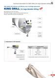 850 Technical information for KING DRILL(for large diameter drilling) High rigidity drill produces cost efficiency due to cartridge replacement KING DRILL (for Каталог KORLOY 2016 Металлорежущий инструмент для точения фрезерования сверления и инструментальная станочная оснастка для металлообрабатывающих станков Стр. G25 ENG