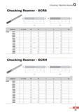 920 Chucking / Machine Reamer Chucking Reamer - SCRS Fig 1 Fig 2 (mm) Designation No of flute 0D 0d l li L Fig SCRS 050S 4 5 0 6 0 20 40 100 1 060S 4 6 0 6 0 2 Каталог KORLOY 2016 Металлорежущий инструмент для точения фрезерования сверления и инструментальная станочная оснастка для металлообрабатывающих станков Стр. G95 ENG
