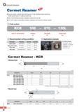 923 Cermet Reamer Cermet Reamer Cermet reamer realizes high performance in high hardness steel machining (lower performance in casting machining) High machinab Каталог KORLOY 2016 Металлорежущий инструмент для точения фрезерования сверления и инструментальная станочная оснастка для металлообрабатывающих станков Стр. G98 ENG