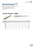 924 Broach reamer Broach Reamer Optimal for thru hole machining with high precision with long tool life High helix angle (45 degree) improves machinability Sup Каталог KORLOY 2016 Металлорежущий инструмент для точения фрезерования сверления и инструментальная станочная оснастка для металлообрабатывающих станков Стр. G99 ENG