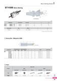 1010 Micro Boring Series BT-KMB Micro Boring 1DIV=0O O2mm (mm) Designation Head (Modular) Boring Bite L L1 BT40 - MD63F - 64 KMB6336 BB18-D(S) 141 64 5 5 BT50 - Каталог KORLOY 2016 Металлорежущий инструмент для точения фрезерования сверления и инструментальная станочная оснастка для металлообрабатывающих станков Стр. I69 ENG