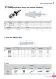 1012 Micro Boring Series BT-SMH Small Micro Boring Bar (for High Precision) (mm) Designation Head (Modular) Boring Bite L L1 BT40 - MD40F - 60 SMH4022 BB16-0(S) Каталог KORLOY 2016 Металлорежущий инструмент для точения фрезерования сверления и инструментальная станочная оснастка для металлообрабатывающих станков Стр. I71 ENG